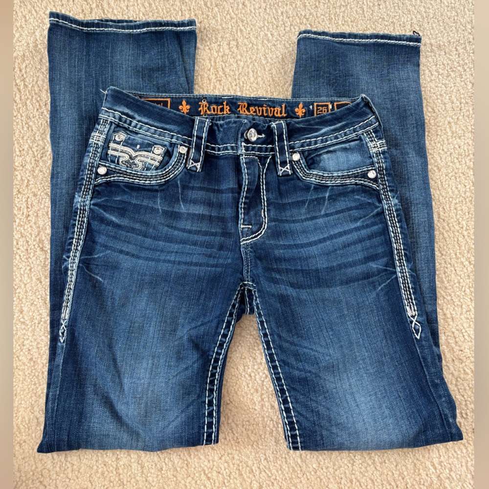 Rock Revival Bling Bootcut Jeans - Picture 2 of 6